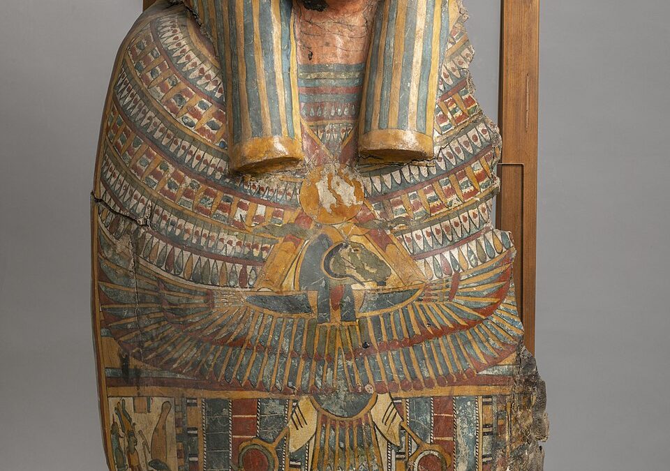 Homer, packed into a mummy’s belly